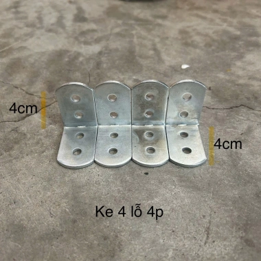 5 Ke Sắt Góc Vuông Đa Năng - Lắp ráp nội thất, gia cố kệ gỗ, bàn ghế, giá 12.184₫ 10