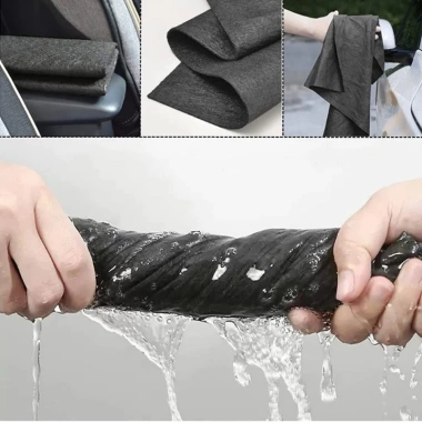 5 Khăn Lau Microfiber Dày Siêu Thấm - Dùng cho Windows, Bếp, Thủy Tinh, Rửa Xe - Dụng Cụ Vệ Sinh Gia Đình