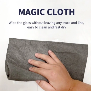 5 Khăn Lau Microfiber Dày Siêu Thấm - Dùng cho Windows, Bếp, Thủy Tinh, Rửa Xe - Dụng Cụ Vệ Sinh Gia Đình