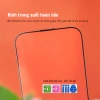 5 Kính Cường Lực Tự Hút Bụi Khung Dán cho iPhone 17/16/15, 14/13/12/11 Giá 148.000 VND 4