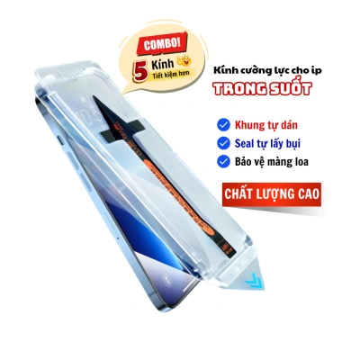 5 Kính Cường Lực Tự Hút Bụi Khung Dán cho iPhone 17/16/15, 14/13/12/11 Giá 148.000 VND 7 5 Kính Cường Lực Tự Hút Bụi Khung Dán cho iPhone 17/16/15, 14/13/12/11 Giá 148.000 VND 7
