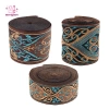 5 mét Ming Thổ Cẩm Jacquard Ruy Băng màu be - Viền may đính, giá chỉ 103,400 VND