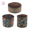 5 mét Ming Thổ Cẩm Jacquard Ruy Băng màu be - Viền may đính, giá chỉ 103,400 VND 3