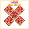 5 miếng ảnh thật sét nhung đỏ in nổi chữ Việt 8-12cm - Dán dưa hấu, bưởi, bánh chưng, phụ kiện trang trí Tết giảm giá 25k 5
