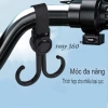 5 Móc Treo Đa Năng Xe Máy, Xe Đạp, Xe Đẩy Trẻ Em - Xoay 360 Độ, Lắp Đặt Nhanh