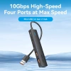 5 trong 1 A Hub Vention 10Gbps USB 3.2 Gen 2 Nhỏ gọn di động tương thích PC Type-A Giá 240.000 VND 2