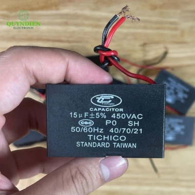 5 Tụ Quạt 450V Tụ Điện Khởi Động Dùng Sửa Chữa Thay Thế Quạt Máy Bơm và Điều Hòa Linh Kiện Quỳnh Diễn 54.096 VND