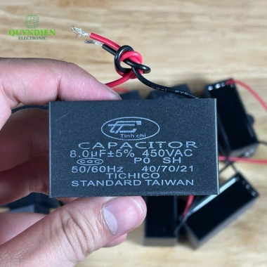 5 Tụ Quạt 450V Tụ Điện Khởi Động Dùng Sửa Chữa Thay Thế Quạt Máy Bơm và Điều Hòa Linh Kiện Quỳnh Diễn 54.096 VND