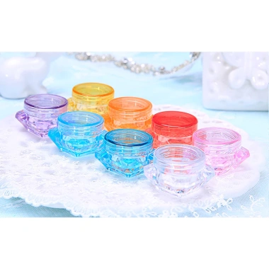 50 Hũ nhựa kim cương 3g-5g - Hủ pet chiết mỹ phẩm xịn, đựng son handmade du lịch, giảm còn 95.000₫