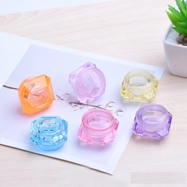 50 Hũ nhựa kim cương 3g-5g - Hủ pet chiết mỹ phẩm xịn, đựng son handmade du lịch, giảm còn 95.000₫