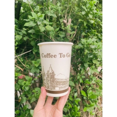 50 Ly giấy đựng cafe 16oz 450ml giữ nhiệt, in hình đẹp, thân thiện môi trường – Giá chỉ 76.500₫ 3