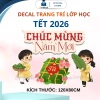50 mẫu decal trang trí lớp học Tết 2.026 Bính Ngọ Chúc Mừng Năm Mới, giá ưu đãi 100k 4