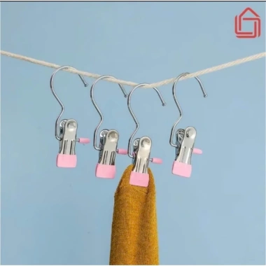50 Móc Kẹp Đơn Thép Không Gỉ Đầu Silicon Chống Tuột Treo Quần Áo Giá 69.000 VND 9 50 Móc Kẹp Đơn Thép Không Gỉ Đầu Silicon Chống Tuột Treo Quần Áo Giá 69.000 VND 9