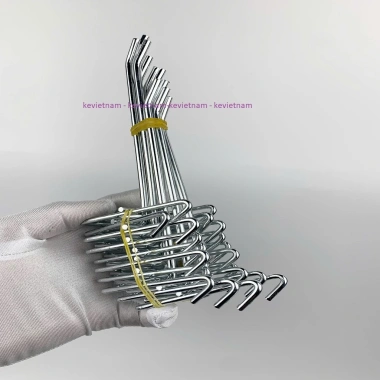 50 móc mạ xi + tay cài lưới sắt đa năng - Móc treo điện thoại, đồ gia dụng, 148.200₫