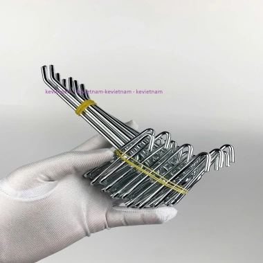50 móc mạ xi + tay cài lưới sắt đa năng - Móc treo điện thoại, đồ gia dụng, 148.200₫