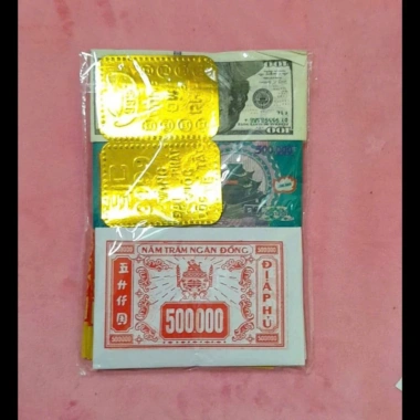 50 tập Tiền vàng mã lễ Mã 34 Đồ cúng thôi nôi mụ, đầy tháng, mồng 1 giá 50k giảm 13k