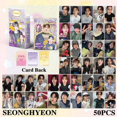 50 Thẻ Holographic CORTIS SEONGHYEON Laser LOMO Photocard KPOP - 57.200 VND, giá gốc 73.216 VND