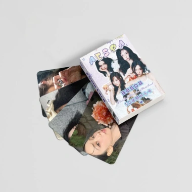 50 Thẻ Laser Aespa Karina NingNing Mùa Đông Giselle - Photocard Kpop Album Lomo Cards Bưu Thiếp Giá 38.500 VND