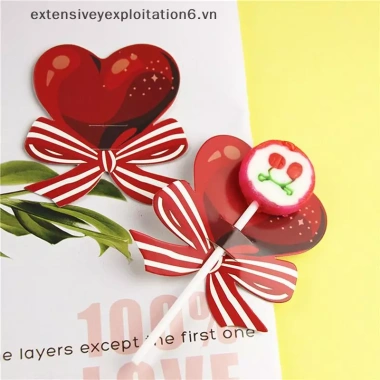 50 Thẻ Trang Trí Nơ Trái Tim Đỏ Lollipop - Đồ Dùng Tiệc Lễ Tình Nhân, Sinh Nhật, Quà Tặng 50.544 VND 3 50 Thẻ Trang Trí Nơ Trái Tim Đỏ Lollipop - Đồ Dùng Tiệc Lễ Tình Nhân, Sinh Nhật, Quà Tặng 50.544 VND 3