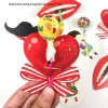 50 Thẻ Trang Trí Nơ Trái Tim Đỏ Lollipop - Đồ Dùng Tiệc Lễ Tình Nhân, Sinh Nhật, Quà Tặng 50.544 VND 4