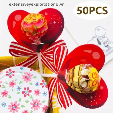 50 Thẻ Trang Trí Nơ Trái Tim Đỏ Lollipop - Đồ Dùng Tiệc Lễ Tình Nhân, Sinh Nhật, Quà Tặng 50.544 VND 6 50 Thẻ Trang Trí Nơ Trái Tim Đỏ Lollipop - Đồ Dùng Tiệc Lễ Tình Nhân, Sinh Nhật, Quà Tặng 50.544 VND 6