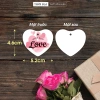 50 Thẻ Treo Giấy Hình Trái Tim Dễ Thương 4.6x5.2cm - Giá 35.000 VNĐ, Giảm 10.450 2