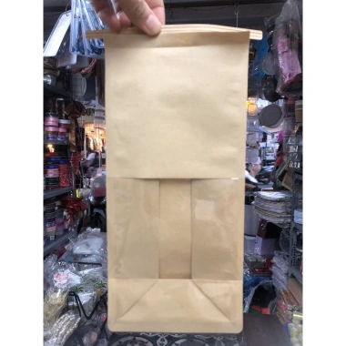 50 túi giấy kraft nâu đầu kẽm - Đựng bánh mì, bánh gối, đa năng, giá 110.000 VND
