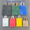 50 túi giấy kraft Nhật Bản đa màu, có quai xách, xi măng, thích hợp đựng quà và thực phẩm - Giảm 23% 3