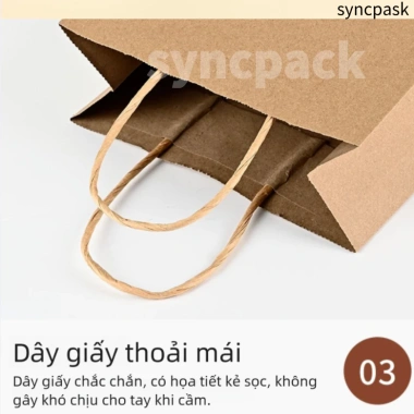 50 túi giấy kraft Nhật Bản đa màu, có quai xách, xi măng, thích hợp đựng quà và thực phẩm - Giảm 23% 7 50 túi giấy kraft Nhật Bản đa màu, có quai xách, xi măng, thích hợp đựng quà và thực phẩm - Giảm 23% 7
