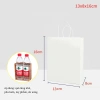 50 túi giấy kraft Nhật Bản đa màu, có quai xách, xi măng, thích hợp đựng quà và thực phẩm - Giảm 23% 10