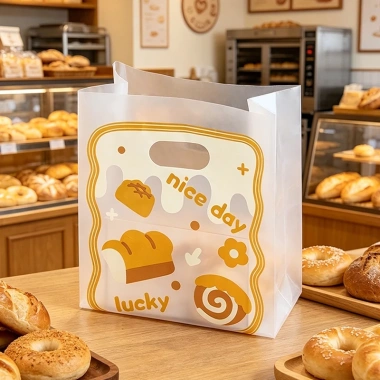 50 túi mang đi Bao nhựa nhiệt, đựng bánh bao, bánh mì, bánh trứng giá 110.897 VND