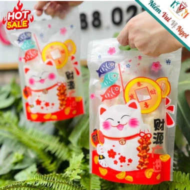 50 Túi Zip 250gr Đựng Bánh Kẹo Mứt Tết Vớ Kẹp tóc Trang sức - Mèo Chiêu Tài 75.000₫ 2 50 Túi Zip 250gr Đựng Bánh Kẹo Mứt Tết Vớ Kẹp tóc Trang sức - Mèo Chiêu Tài 75.000₫ 2