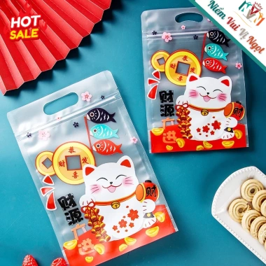 50 Túi Zip 250gr Đựng Bánh Kẹo Mứt Tết Vớ Kẹp tóc Trang sức - Mèo Chiêu Tài 75.000₫ 3 50 Túi Zip 250gr Đựng Bánh Kẹo Mứt Tết Vớ Kẹp tóc Trang sức - Mèo Chiêu Tài 75.000₫ 3