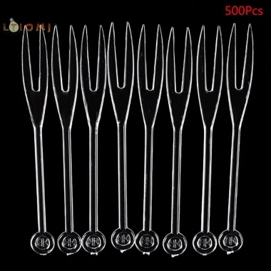 500 Nĩa Trái Cây Nhựa Dùng Một Lần – Tiệc BBQ Giá 35.000 VNĐ – Gậy Chọn Bộ Hot