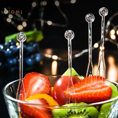 500 Nĩa Trái Cây Nhựa Dùng Một Lần – Tiệc BBQ Giá 35.000 VNĐ – Gậy Chọn Bộ Hot