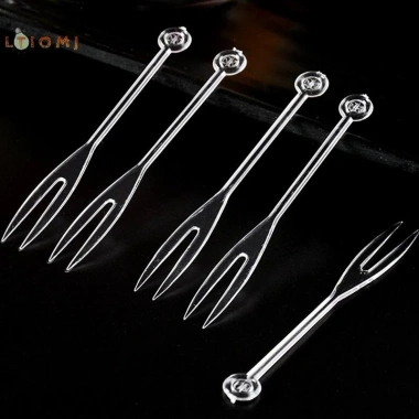 500 Nĩa Trái Cây Nhựa Dùng Một Lần – Tiệc BBQ Giá 35.000 VNĐ – Gậy Chọn Bộ Hot