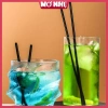 500 Ống Hút Cocktail Dùng Một Lần 21/13cm Đen Dài Ngắn - Tiệc Cưới, Giá 120.200₫ 2