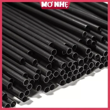 500 Ống Hút Cocktail Dùng Một Lần 21/13cm Đen Dài Ngắn - Tiệc Cưới, Giá 120.200₫ 5