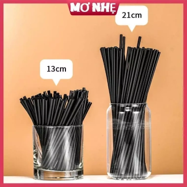 500 Ống Hút Cocktail Dùng Một Lần 21/13cm Đen Dài Ngắn - Tiệc Cưới, Giá 120.200₫ 8
