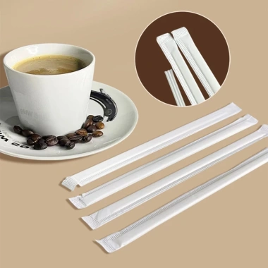 500 Ống Hút Nhựa DIY Dùng Một Lần Trong Suốt Đầu Nhọn Mỏng - Phụ Kiện Nhà Bếp VN