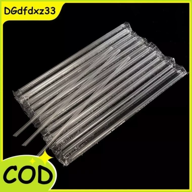 500 Ống Hút Nhựa DIY Dùng Một Lần Trong Suốt Đầu Nhọn Mỏng - Phụ Kiện Nhà Bếp VN