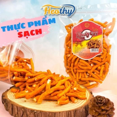 500 Quẩy Sâu Cay, Quẩy Vừng Cay - Snack Bánh Thơm Giòn Tan, Đồ ăn vặt 1K, Giá chỉ 25.000₫ 4