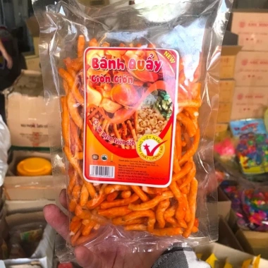 500 Quẩy Sâu Cay, Quẩy Vừng Cay - Snack Bánh Thơm Giòn Tan, Đồ ăn vặt 1K, Giá chỉ 25.000₫ 5