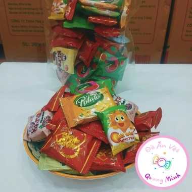 500g Bánh Quy Cân Mix Đa Dạng Tết, Đám Cưới, Bánh Potato, Song Hỷ, Mặt Trời, Dưa Hấu - Giá 33.500 VND