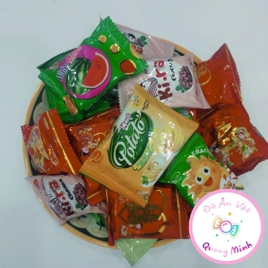 500g Bánh Quy Cân Mix Đa Dạng Tết, Đám Cưới, Bánh Potato, Song Hỷ, Mặt Trời, Dưa Hấu - Giá 33.500 VND