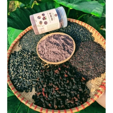 500g Bột Ngũ Hắc Không Đường – Dâu tằm, Hắc Kỳ Tử – Bổ Thận, Giảm Rụng Tóc – 140.000 VND 2