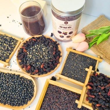 500g Bột Ngũ Hắc Không Đường – Dâu tằm, Hắc Kỳ Tử – Bổ Thận, Giảm Rụng Tóc – 140.000 VND 6