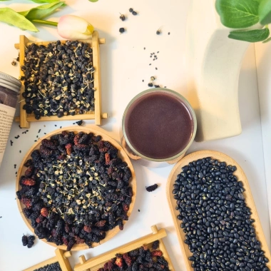 500g Bột Ngũ Hắc Không Đường – Dâu tằm, Hắc Kỳ Tử – Bổ Thận, Giảm Rụng Tóc – 140.000 VND 7