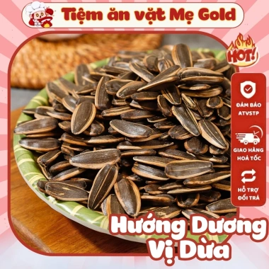 500g Hạt Hướng Dương Vị Dừa - Đồ ăn vặt giòn tan, giảm giá 40.000đ tại Tiệm Mẹ Gold