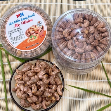 500g Hộp Hạt Điều Rang Muối Bình Phước Loại 1 – Dinh Dưỡng, Giá 169k - Mẹ Nhím 3 500g Hộp Hạt Điều Rang Muối Bình Phước Loại 1 – Dinh Dưỡng, Giá 169k - Mẹ Nhím 3
